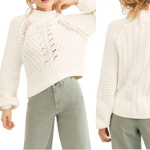 Free People Sweetheart Mock Neck Sweater